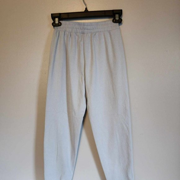 NWT Kyodan Girls Blue Velvet Moss Brushed Joggers (M - 10) - Picture 2 of 5